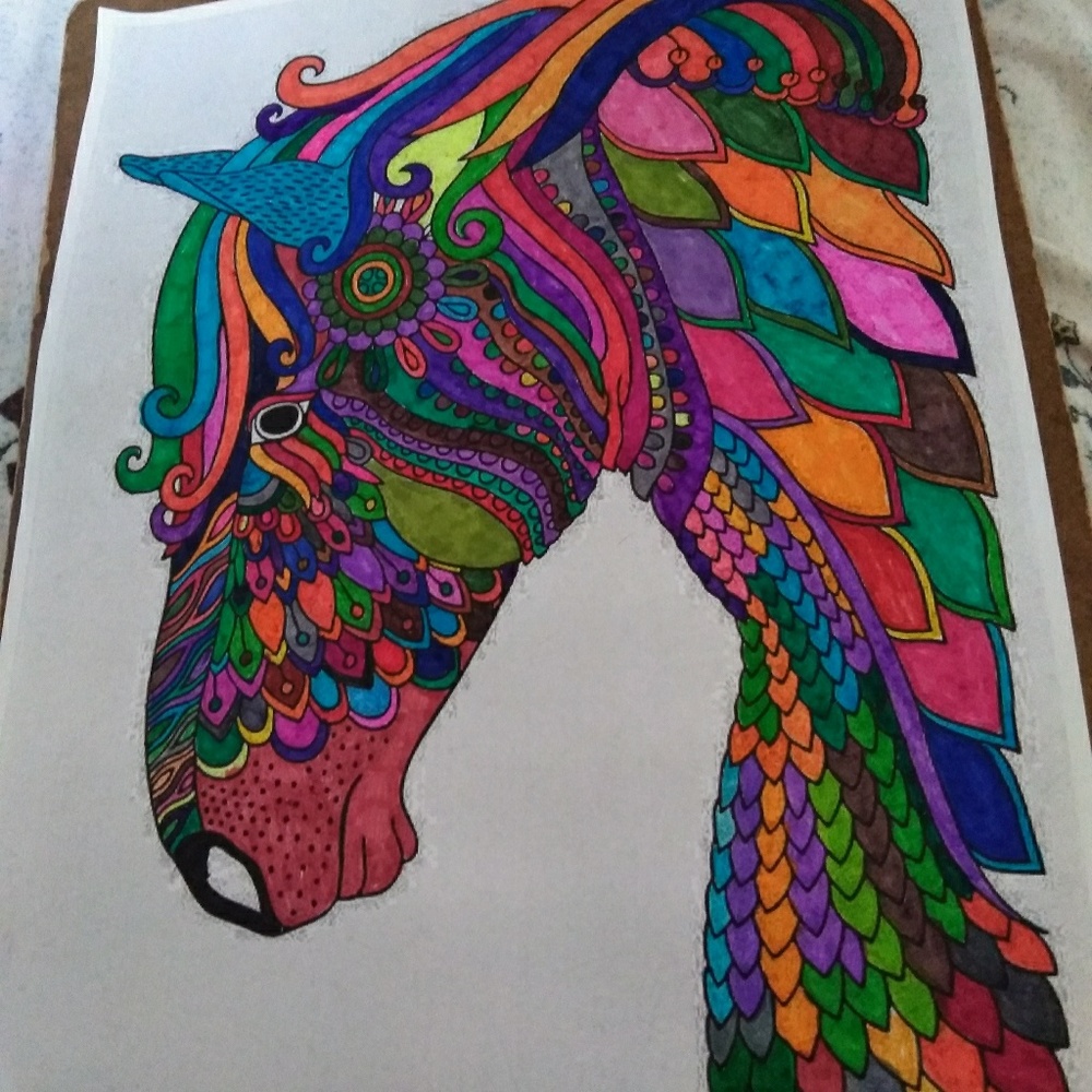 Adult coloring